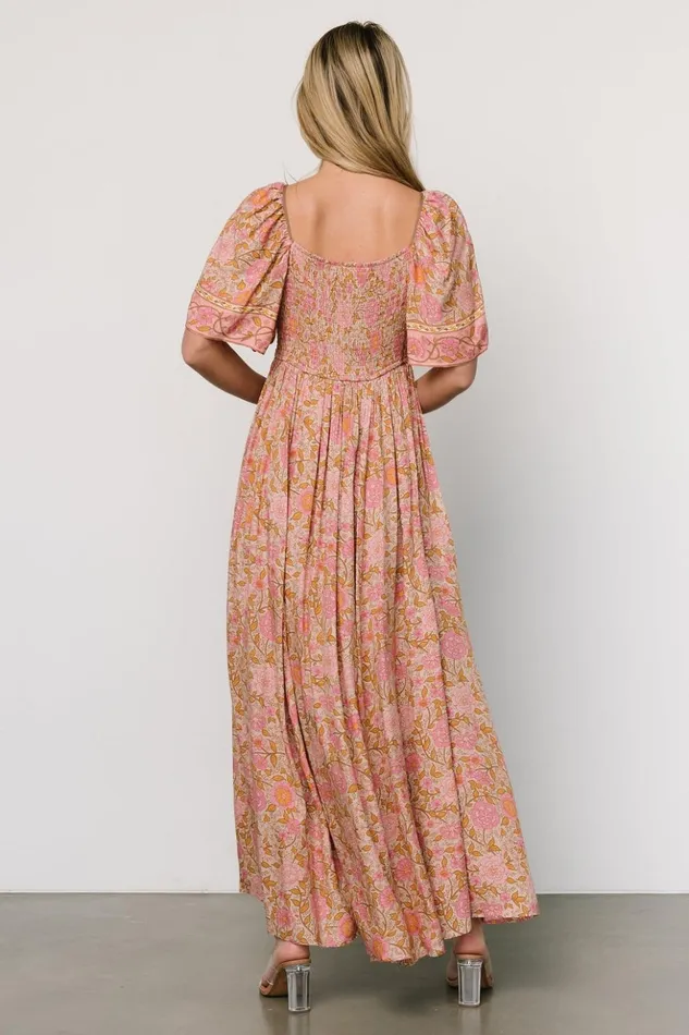 Baltic Born Maxi Dresses Evanthia Maxi Dress Vintage Blush Print 8211 Women Baltic Born Maxi Dresses Evanthia Maxi Dress Vintage Blush Print 8211 Women