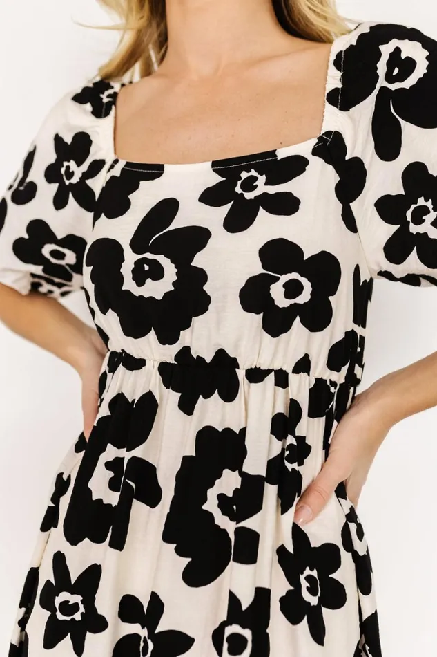 Baltic Born Maxi Dresses Kasey Maxi Dress Black Ivory Print 8211 Women Baltic Born Maxi Dresses Kasey Maxi Dress Black Ivory Print 8211 Women