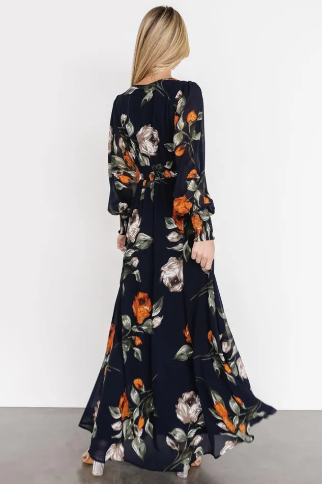 Baltic Born Maxi Dresses Olivia Maxi Dress Midnight Navy Floral 8211 Women Baltic Born Maxi Dresses Olivia Maxi Dress Midnight Navy Floral 8211 Women