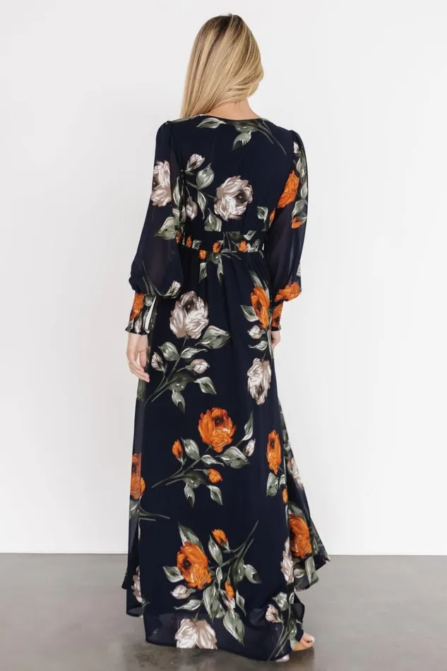 Baltic Born Maxi Dresses Olivia Maxi Dress Midnight Navy Floral 8211 Women Baltic Born Maxi Dresses Olivia Maxi Dress Midnight Navy Floral 8211 Women