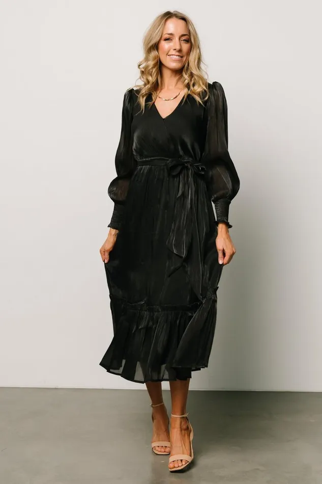 Baltic Born Midi Dresses Flynn Midi Dress Black 8211 Women