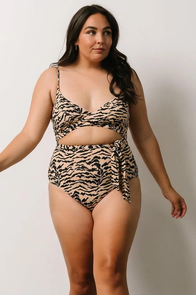 Baltic Born One Piece Cyprus One Piece Animal Stripe 8211 Women