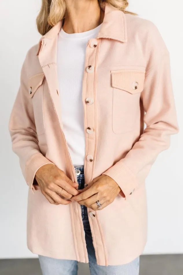 Baltic Born Outerwear Aiden Shacket Peach 8211 Women Baltic Born Outerwear Aiden Shacket Peach 8211 Women