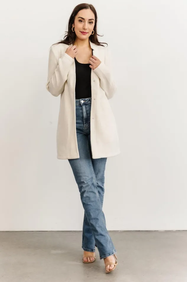 Baltic Born Outerwear Knoll Notch Jacket Ivory 8211 Women Baltic Born Outerwear Knoll Notch Jacket Ivory 8211 Women