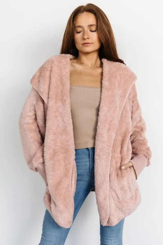 Baltic Born Outerwear Melrose Teddy Jacket Blush 8211 Women Baltic Born Outerwear Melrose Teddy Jacket Blush 8211 Women