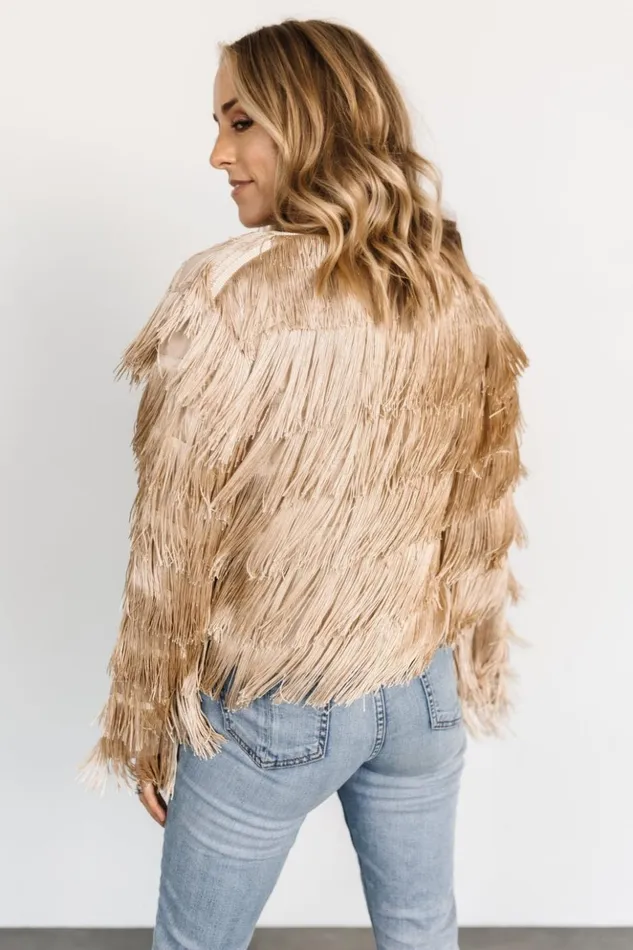 Baltic Born Outerwear Sheridan Fringe Jacket Champagne 8211 Women Baltic Born Outerwear Sheridan Fringe Jacket Champagne 8211 Women