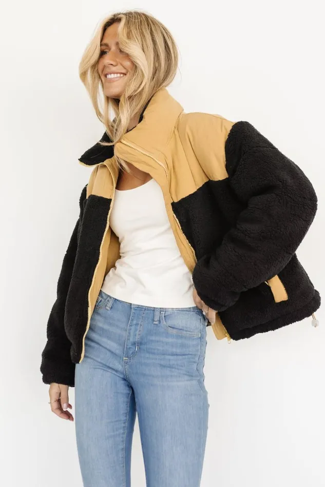 Baltic Born Outerwear Weekender Sherpa Puffer Jacket Khaki Black 8211 Women Baltic Born Outerwear Weekender Sherpa Puffer Jacket Khaki Black 8211 Women