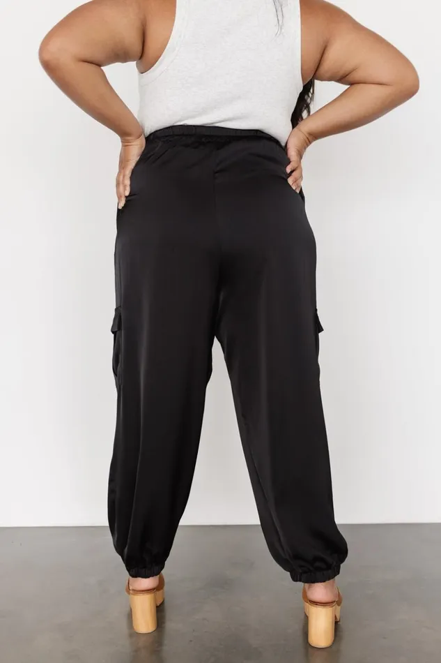 Baltic Born Pants William Satin Jogger Pants Black 8211 Women Baltic Born Pants William Satin Jogger Pants Black 8211 Women