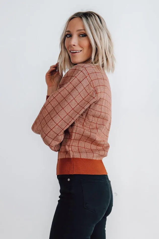 Baltic Born Sweaters Ryland Bubble Sleeve Sweater Rust 8211 Women Baltic Born Sweaters Ryland Bubble Sleeve Sweater Rust 8211 Women