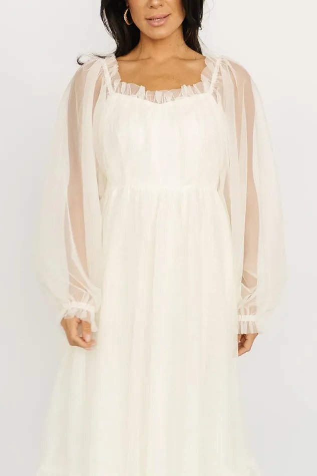 Baltic Born Tulle Styles Cleobelle Maxi Dress Creamy Beige 8211 Women Baltic Born Tulle Styles Cleobelle Maxi Dress Creamy Beige 8211 Women