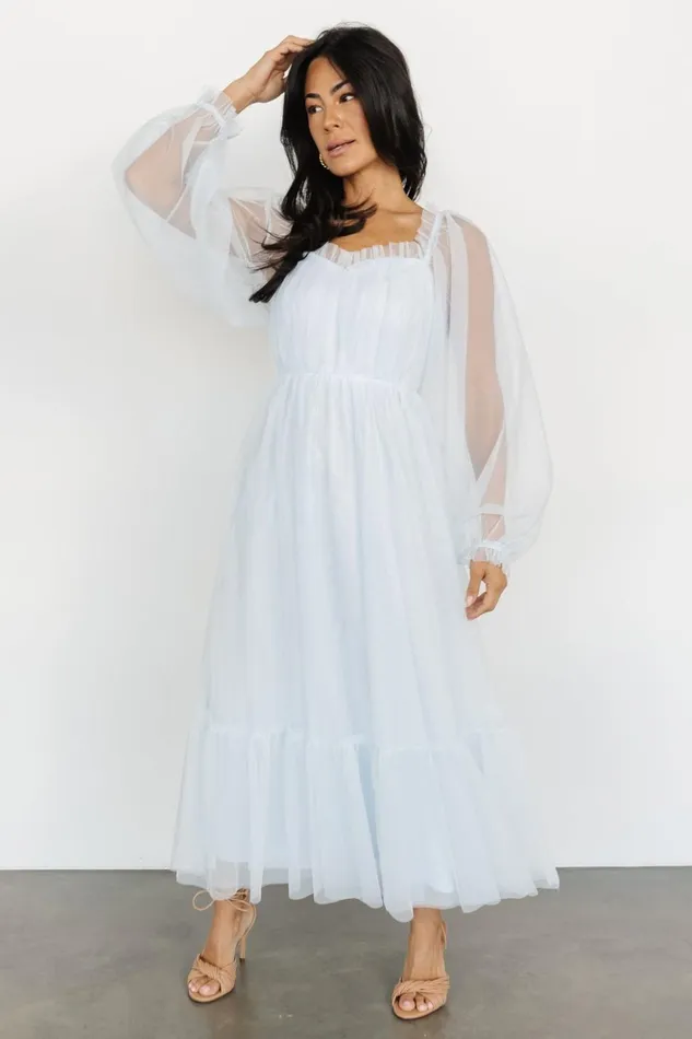 Baltic Born Tulle Styles Cleobelle Maxi Dress Ethereal Blue 8211 Women Baltic Born Tulle Styles Cleobelle Maxi Dress Ethereal Blue 8211 Women