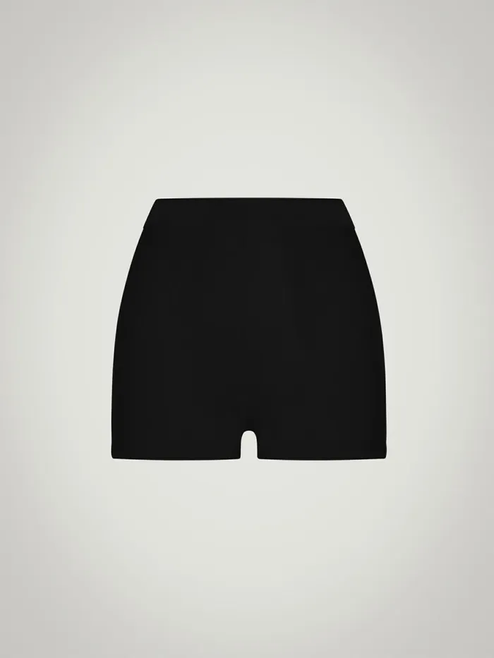 Beauty Cotton Biker Shorts Black Women Wolford Panties
