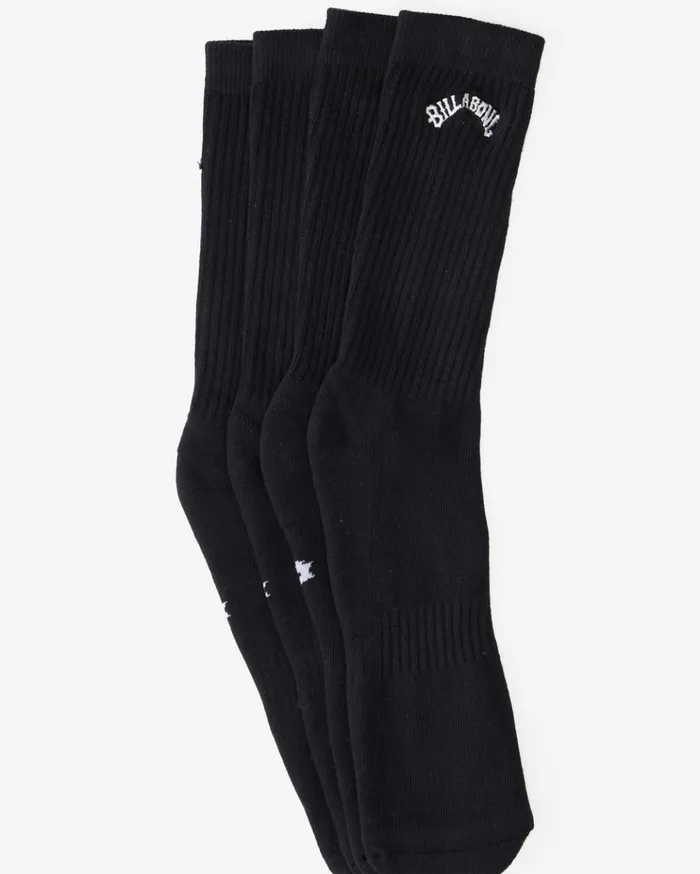 Billabong 2Pack Core Crew Socks Black Men Socks