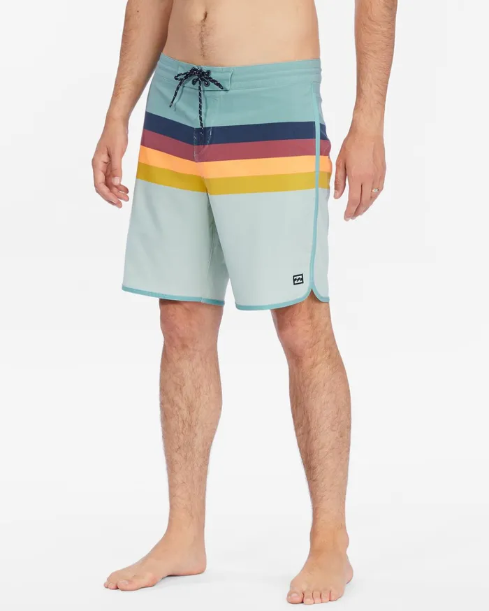 Billabong 73 Spinner Lo Tide Boardshorts 19quot Sage Men Striped Boardshorts Billabong 73 Spinner Lo Tide Boardshorts 19quot Sage Men Striped Boardshorts