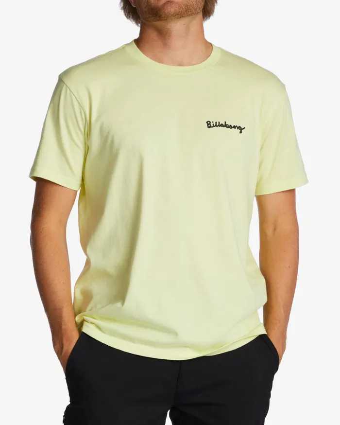 Billabong ADiv Shine Short Sleeve TShirt Light Lime Men TShirts Billabong ADiv Shine Short Sleeve TShirt Light Lime Men TShirts