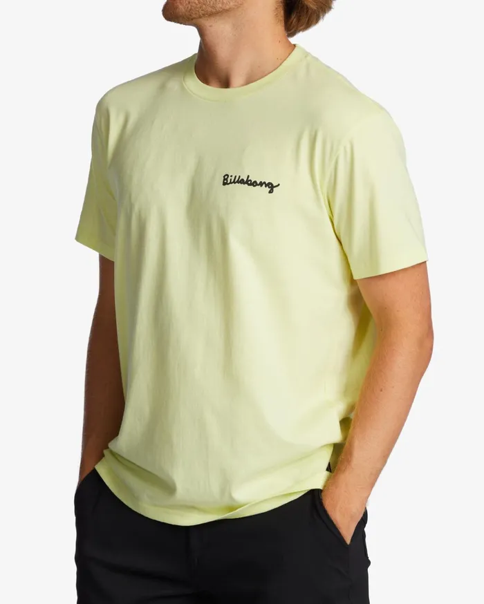 Billabong ADiv Shine Short Sleeve TShirt Light Lime Men TShirts Billabong ADiv Shine Short Sleeve TShirt Light Lime Men TShirts