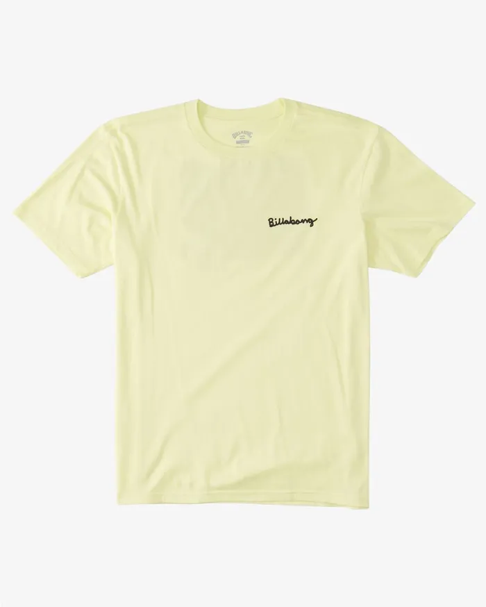 Billabong ADiv Shine Short Sleeve TShirt Light Lime Men TShirts Billabong ADiv Shine Short Sleeve TShirt Light Lime Men TShirts