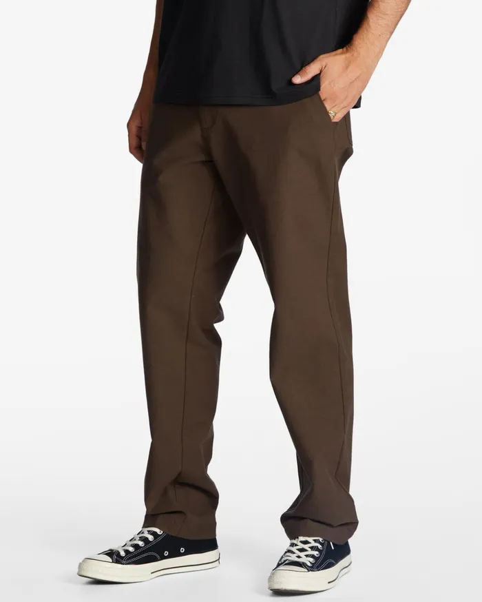 Billabong ADiv Surftrek Plus Organic Elastic Waist Pants Coffee Men Jeans and Pants Billabong ADiv Surftrek Plus Organic Elastic Waist Pants Coffee Men Jeans and Pants