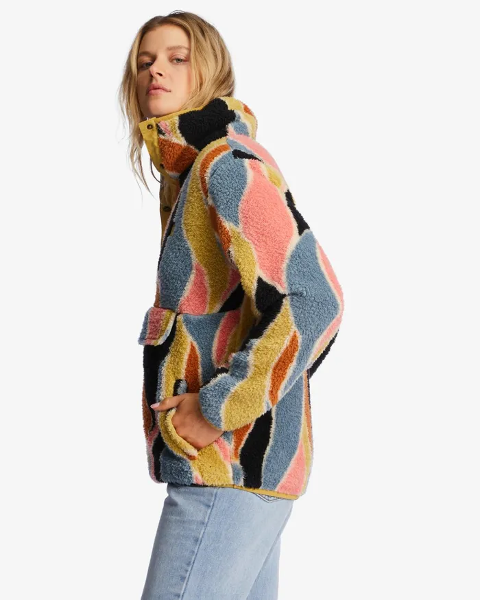 Billabong ADiv Switchback Pullover Mock Neck Sweatshirt Multi 2 Women Hoodies and Fleece Billabong ADiv Switchback Pullover Mock Neck Sweatshirt Multi 2 Women Hoodies and Fleece
