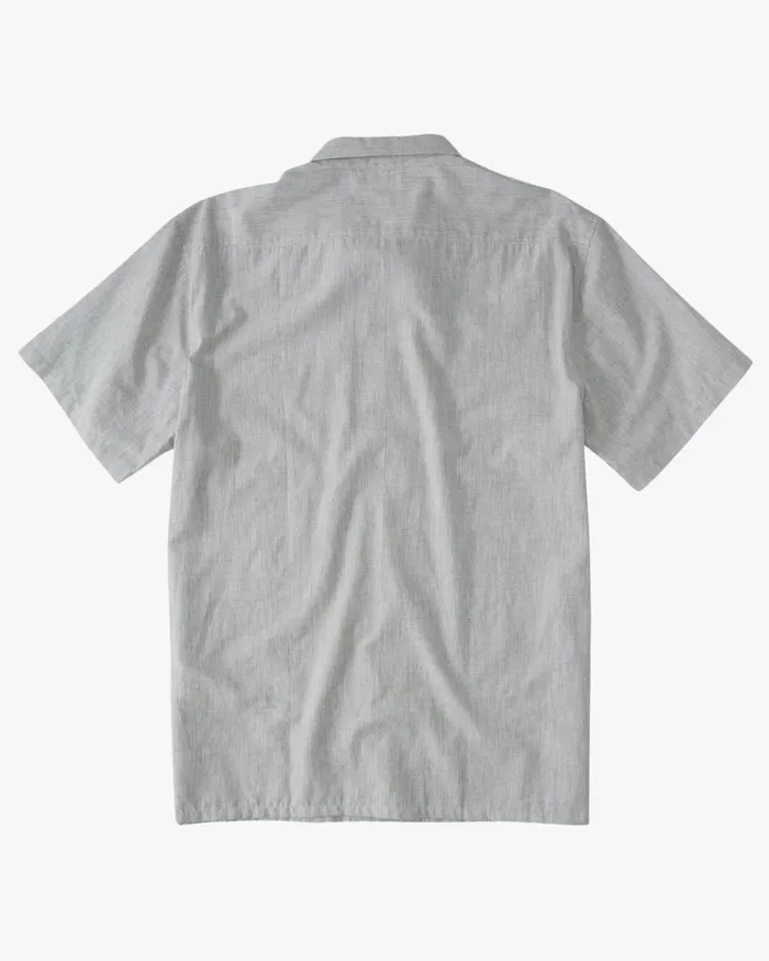 Billabong All Day Short Sleeve Shirt Light Grey Heather Men Shirts Billabong All Day Short Sleeve Shirt Light Grey Heather Men Shirts