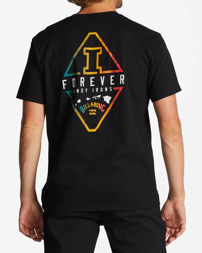 Billabong Andy Irons Diamond Short Sleeve TShirt Black Men TShirts Billabong Andy Irons Diamond Short Sleeve TShirt Black Men TShirts