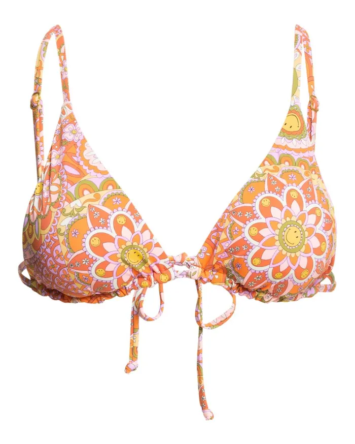 Billabong Billabong X Smiley Good Times Tri Reversible Triangle Bikini Top Multi Women Bikinis Billabong Billabong X Smiley Good Times Tri Reversible Triangle Bikini Top Multi Women Bikinis