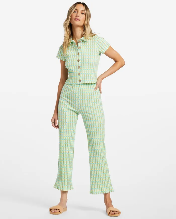 Billabong Come Back Cropped Pants Ocean Eyes Women Matching Sets Billabong Come Back Cropped Pants Ocean Eyes Women Matching Sets