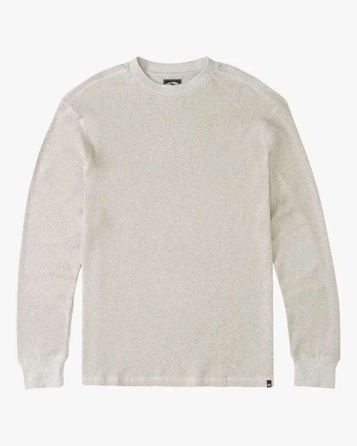 Billabong Essential Long Sleeve Thermal Light Grey Heather Men TShirts