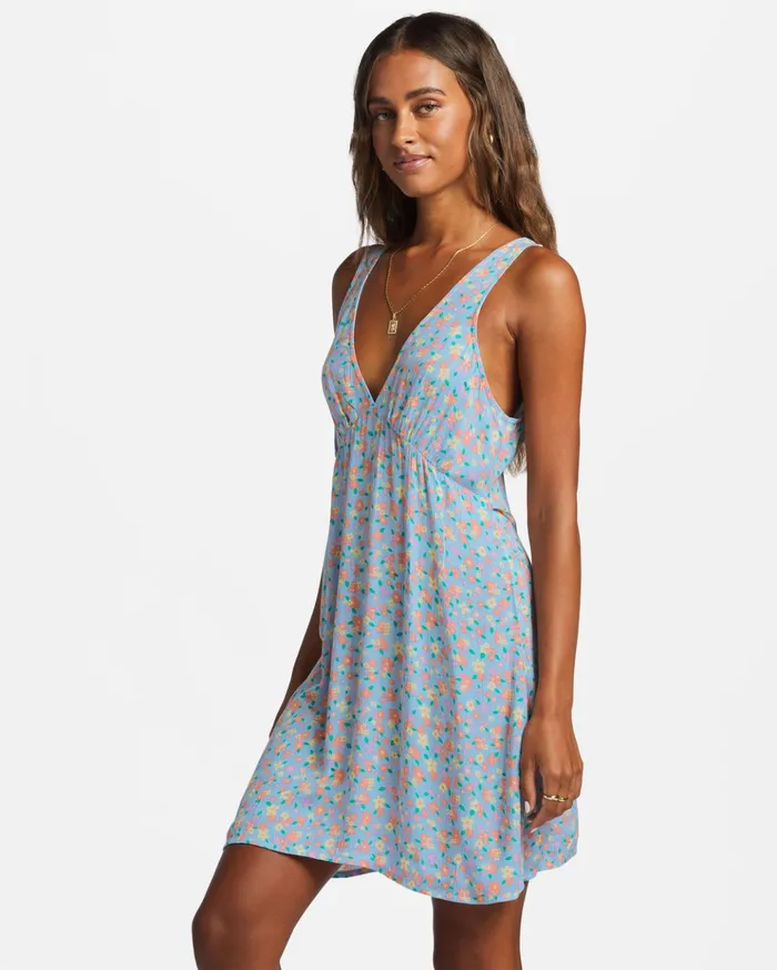 Billabong Feel The Love Mini Dress Summer Sky Women Dresses Billabong Feel The Love Mini Dress Summer Sky Women Dresses