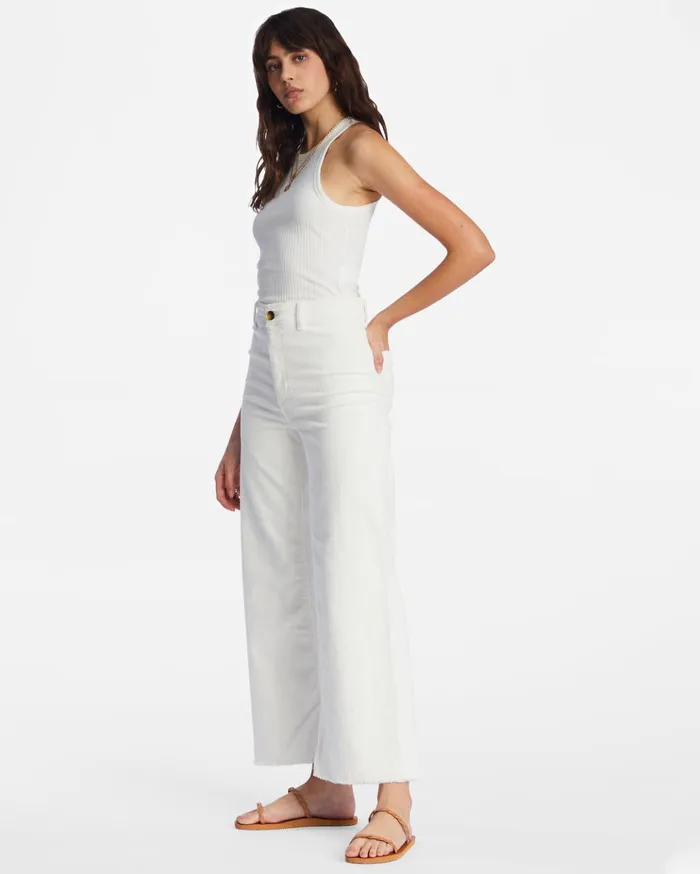 Billabong Free Fall WideLeg Pants Salt Crystal Women Essentials Billabong Free Fall WideLeg Pants Salt Crystal Women Essentials