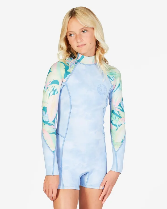 Billabong Girls039 11 Spring Fever Spring Suit Wave Wash WomenKids Billabong Surf Capsule