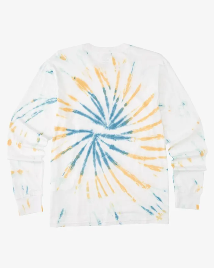 Billabong Grow TieDye Organic Long Sleeve TShirt White Men TShirts Billabong Grow TieDye Organic Long Sleeve TShirt White Men TShirts