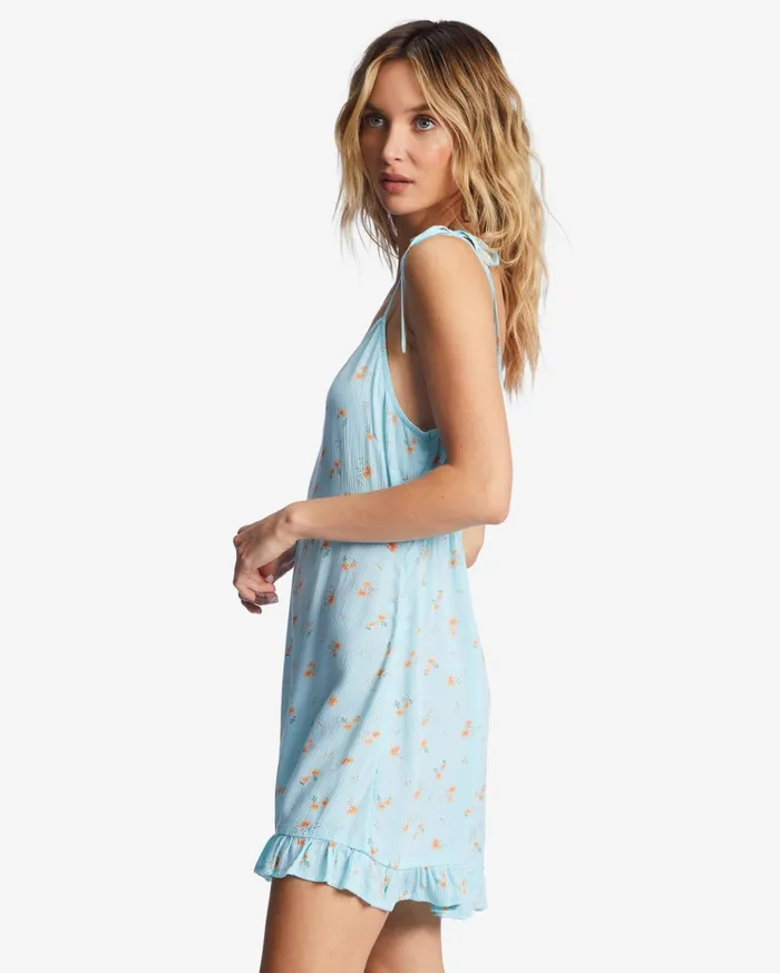 Billabong Heart Breaker Strappy Dress Pure Aqua Women Dresses Billabong Heart Breaker Strappy Dress Pure Aqua Women Dresses