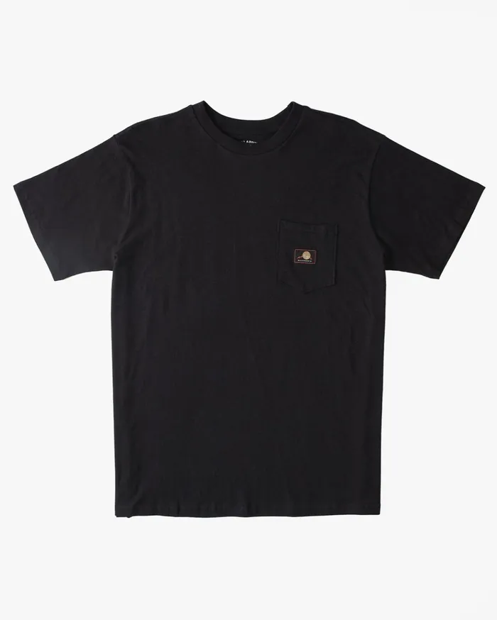 Billabong Hemp Pocket TShirt Washed Black Men TShirts