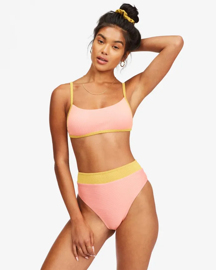 Billabong Hi Life Billie Bralette Bikini Top Sunburst Women Bikini Tops
