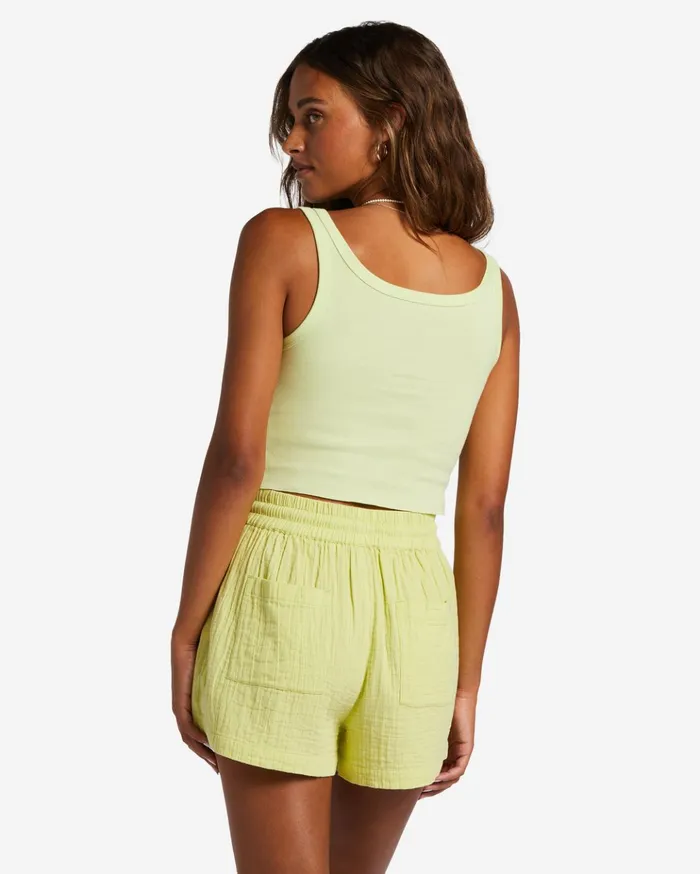 Billabong Just My Vibe Tank Top Light Lime Women Graphic Tees and Tanks Billabong Just My Vibe Tank Top Light Lime Women Graphic Tees and Tanks