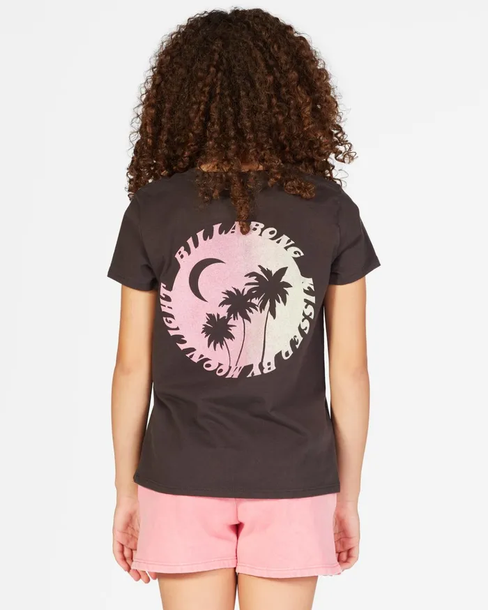 Billabong Kissed By The Moonlight Boyfriend TShirt Off Black Kids Girls039 Tops and Tees Billabong Kissed By The Moonlight Boyfriend TShirt Off Black Kids Girls039 Tops and Tees