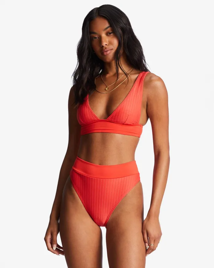 Billabong Lined Up Rise Bikini Bottoms Bright Poppy Women Bikinis Billabong Lined Up Rise Bikini Bottoms Bright Poppy Women Bikinis