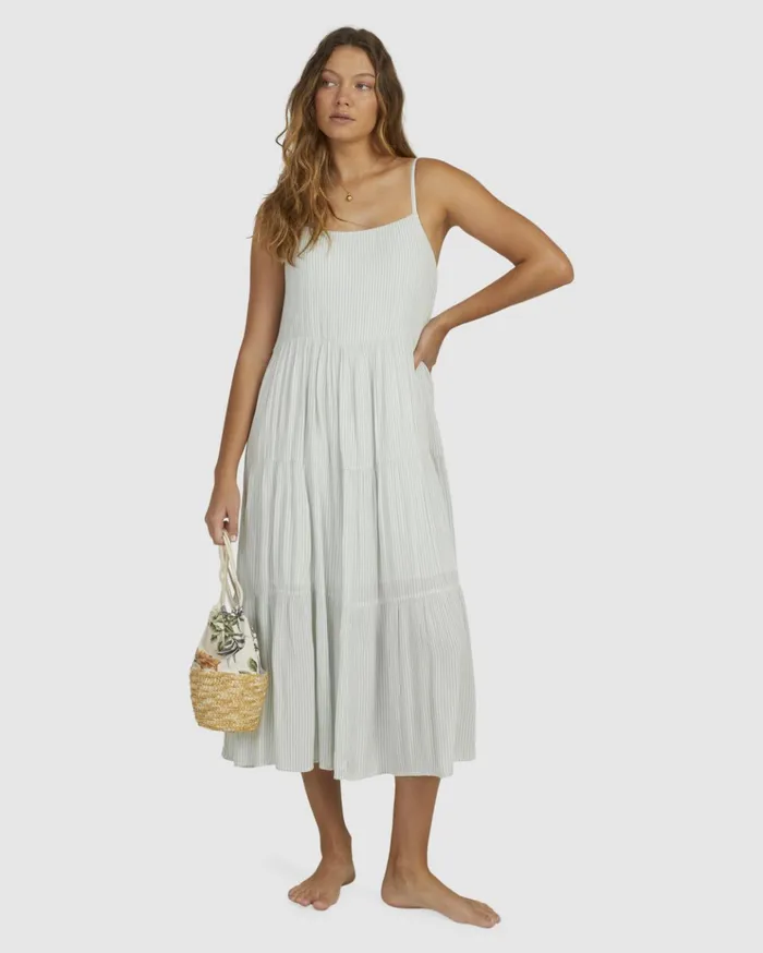 Billabong On The Beach Maxi Dress Teal Women Dresses Billabong On The Beach Maxi Dress Teal Women Dresses