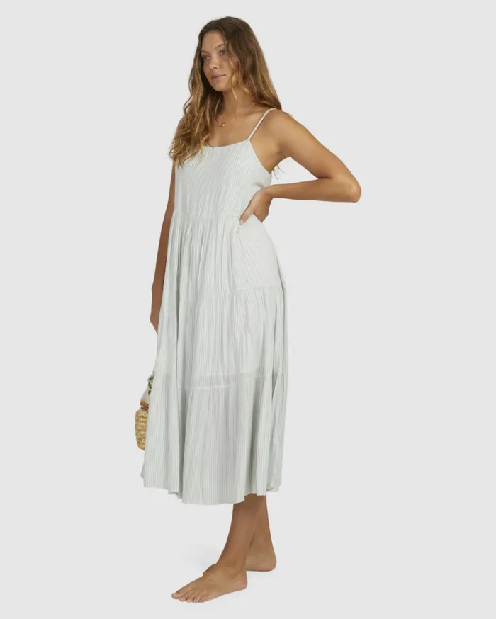 Billabong On The Beach Maxi Dress Teal Women Dresses Billabong On The Beach Maxi Dress Teal Women Dresses