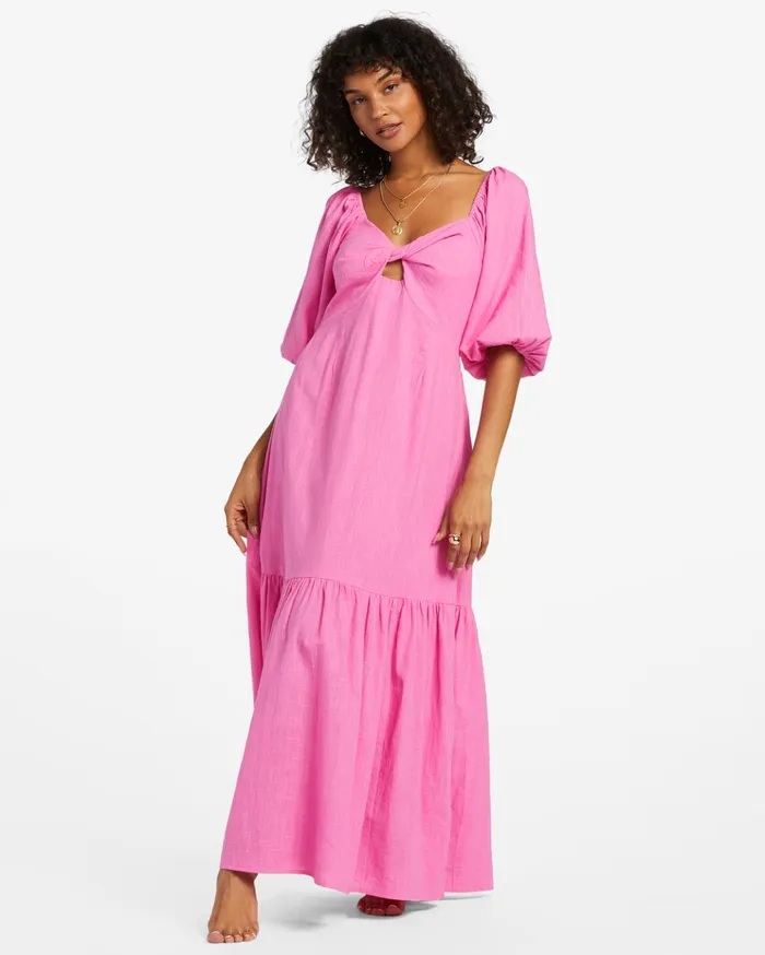 Billabong Paradise Cove Maxi Dress Flirty Fuchsia Women Dresses Billabong Paradise Cove Maxi Dress Flirty Fuchsia Women Dresses