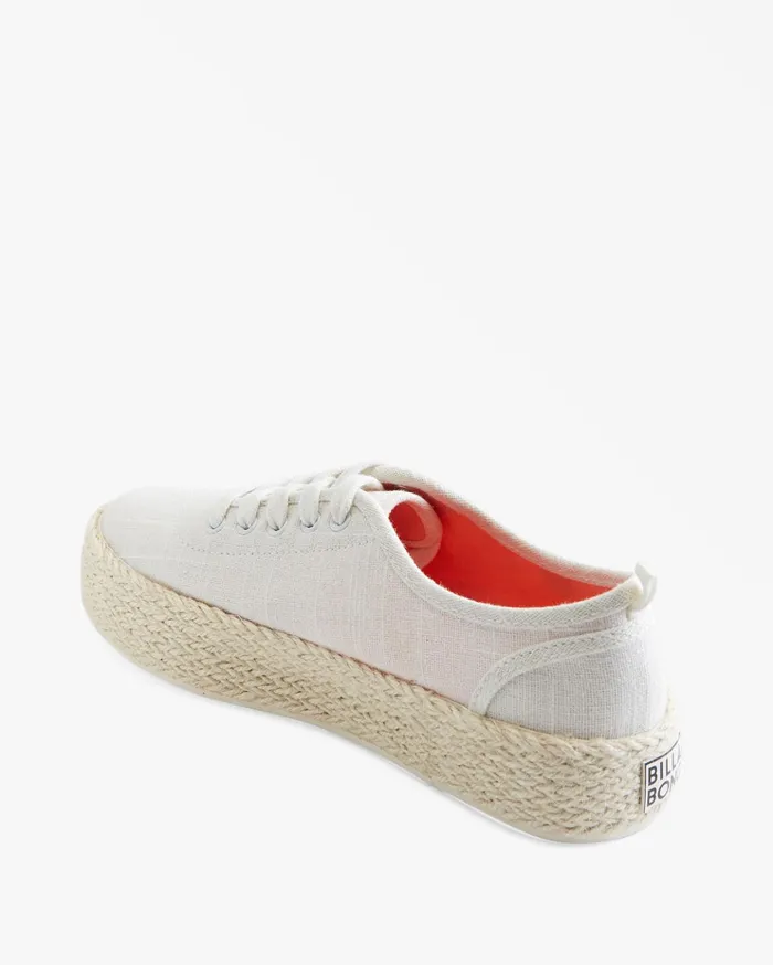 Billabong Puebla Canvas Platform Shoes White Women Shoes Billabong Puebla Canvas Platform Shoes White Women Shoes