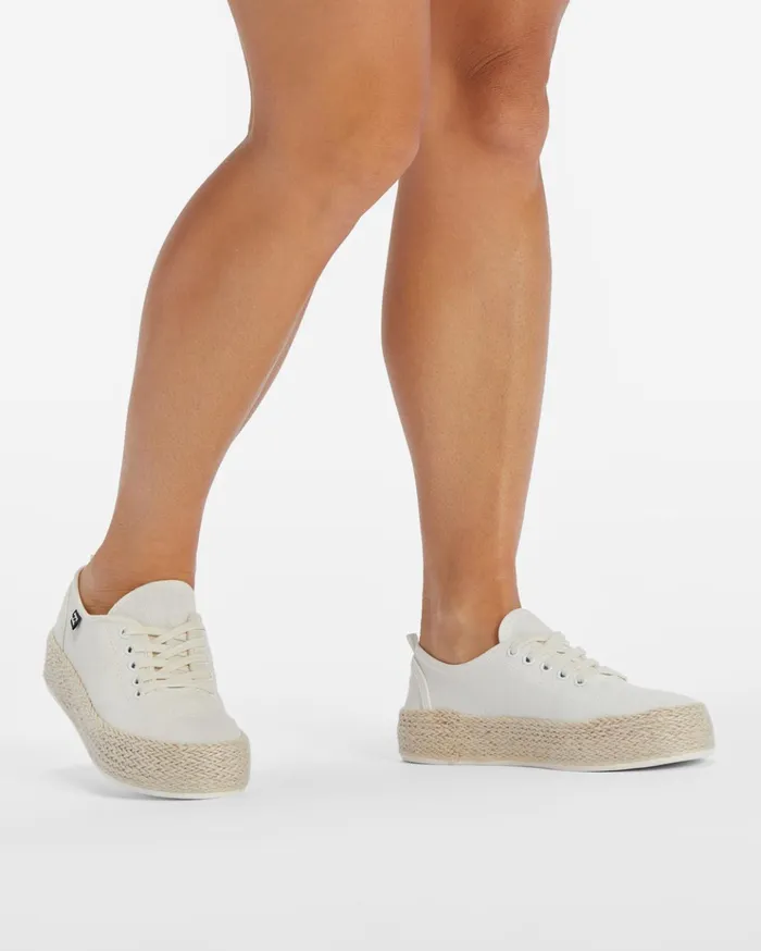 Billabong Puebla Canvas Platform Shoes White Women Shoes Billabong Puebla Canvas Platform Shoes White Women Shoes