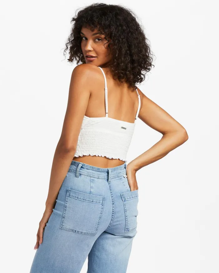Billabong Ray Of Sun Tank Top Salt Crystal Women Tops Billabong Ray Of Sun Tank Top Salt Crystal Women Tops