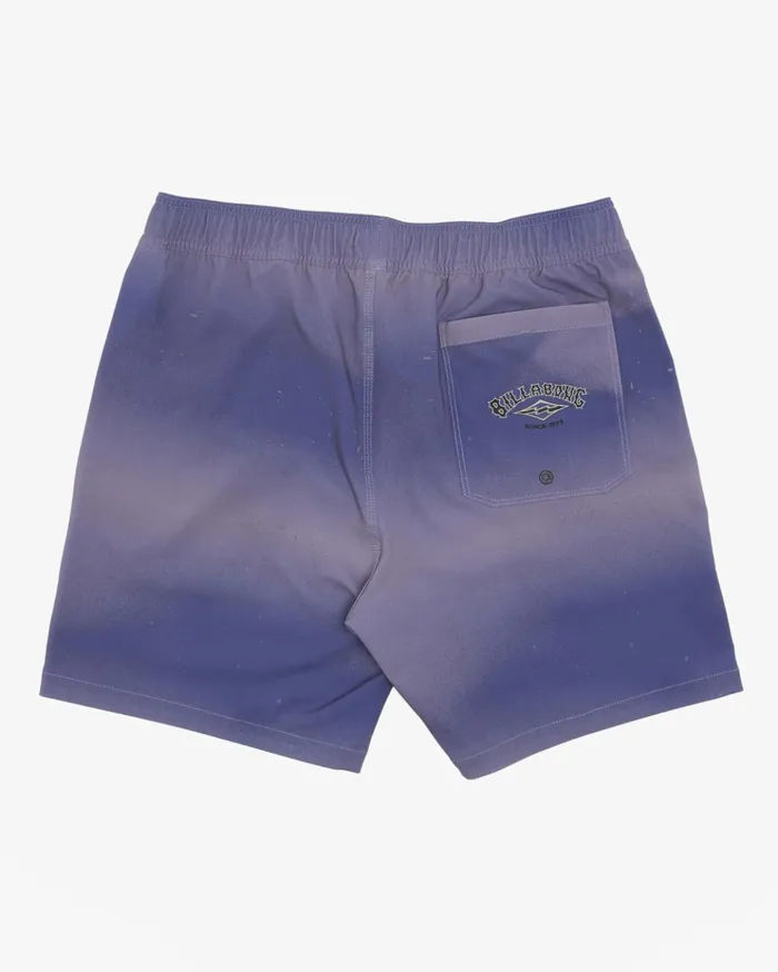 Billabong Riot Layback 17quot Boardshorts Lavender Men Elastic Waist Boardshorts Billabong Riot Layback 17quot Boardshorts Lavender Men Elastic Waist Boardshorts