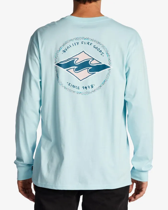 Billabong Rotor Diamond Long Sleeve TShirt Coastal Men TShirts Billabong Rotor Diamond Long Sleeve TShirt Coastal Men TShirts