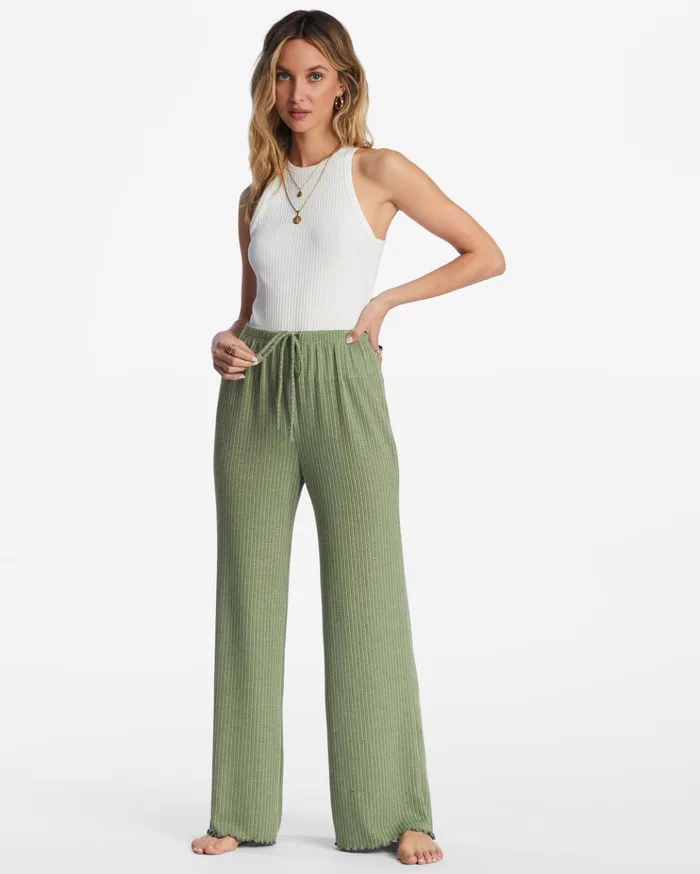 Billabong So Easy Cozy Lounge Pants Luv Army Women Essentials