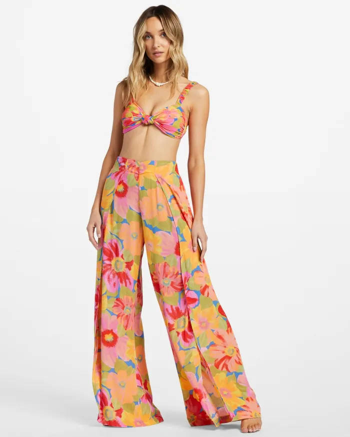 Billabong Split Spirit Floral Pants Multi 2 Women Pants Billabong Split Spirit Floral Pants Multi 2 Women Pants