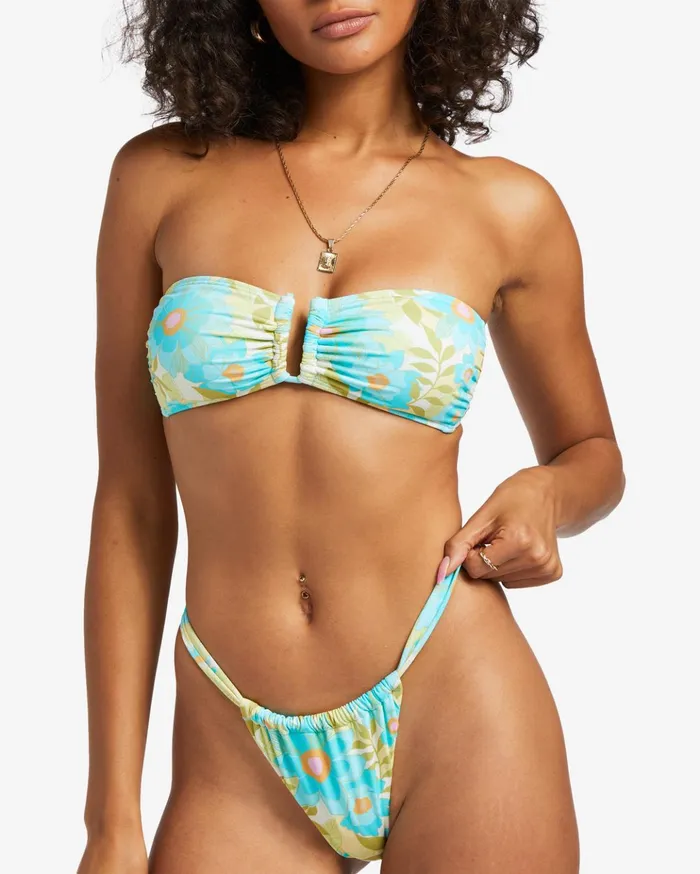 Billabong Summer Sky Ruched Hike Skimpy Bikini Bottoms Multi Women Bikinis Billabong Summer Sky Ruched Hike Skimpy Bikini Bottoms Multi Women Bikinis