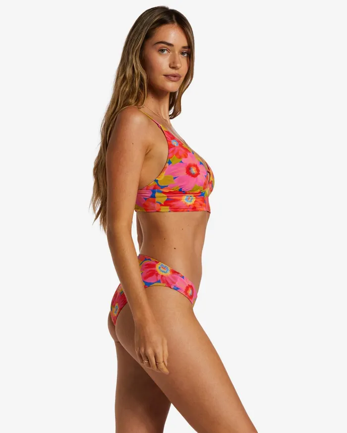 Billabong Sunny Coast V Neck Cami Bikini Top Multi Women Bikinis Billabong Sunny Coast V Neck Cami Bikini Top Multi Women Bikinis